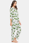 Clovia Cotton Pyjama Set - Grey — thumbnail 3