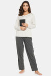 Clovia Cotton Sleep Shirt - White — thumbnail 5