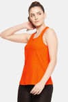 Clovia Cotton Camisole - Orange — thumbnail 3