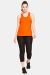 Clovia Cotton Camisole - Orange — thumbnail 5
