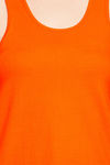 Clovia Cotton Camisole - Orange — thumbnail 6