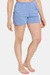 Clovia Cotton Shorts - Purple — thumbnail 2