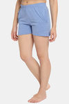 Clovia Cotton Shorts - Purple — thumbnail 3