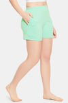 Clovia Cotton Shorts - Green — thumbnail 2