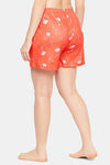 Clovia Cotton Shorts - Orange — thumbnail 4
