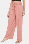 Clovia Rayon Pyjama - Peach — thumbnail 3