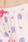 Clovia Cotton Pyjama Set - Pink — thumbnail 6