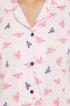 Clovia Cotton Pyjama Set - Pink — thumbnail 5