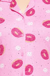Clovia Cotton Shorts Set - Pink — thumbnail 6