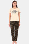 Clovia Cotton Pyjama Set - Green — thumbnail 1