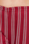 Clovia Rayon Pyjama Set - Maroon — thumbnail 7