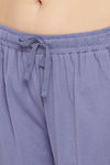 Clovia Cotton Capri Set - Blue — thumbnail 6