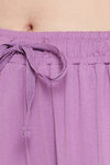 Clovia Cotton Capri Set - Purple — thumbnail 6