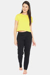 Clovia Cotton Loungewear Top - Yellow — thumbnail 5