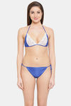 Clovia Satin Ankle Length Nightwear Set - Blue — thumbnail 5