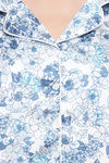 Clovia Satin Pyjama Set - White — thumbnail 5