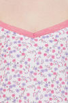 Clovia Cotton Knee Length Nightdress - Purple — thumbnail 6