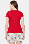 Clovia Cotton Shorts Set - White — thumbnail 4