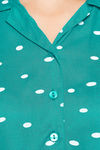 Clovia Rayon Shorts Set - Teal — thumbnail 6