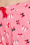 Clovia Cotton Pyjama Set - Pink — thumbnail 6