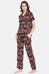 Clovia Cotton Pyjama Set - Black — thumbnail 3