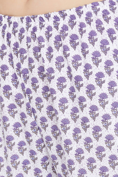 Clovia Cotton Pyjama Set - Blue — image 6