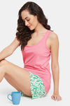 Clovia Cotton Camisole - Pink — thumbnail 6