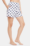 Clovia Cotton Shorts - White — thumbnail 2