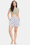 Clovia Cotton Shorts - White — thumbnail 6