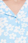 Clovia Rayon Shorts Set - Blue — thumbnail 7