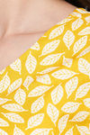 Clovia Rayon Mom Pyajama Set - Yellow — thumbnail 7