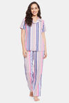 Clovia Rayon Pyajama Set - Assorted — thumbnail 1
