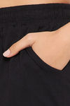 Clovia Cotton Shorts Set - Black — thumbnail 8
