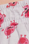 Clovia Cotton Shorts Set - Black — thumbnail 8