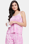 Clovia Rayon Shorts Set - Pink — thumbnail 6
