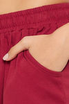 Clovia Cotton Shorts Set - Maroon — thumbnail 8
