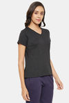 Clovia Cotton Shirt - Grey — thumbnail 2