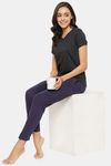 Clovia Cotton Shirt - Grey — thumbnail 6