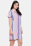 Clovia Rayon Knee Length Nightdress - Assorted — thumbnail 2