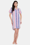 Clovia Rayon Knee Length Nightdress - Assorted — thumbnail 6