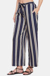 Clovia Crepe Loungewear Pyjama - Blue — thumbnail 3