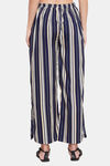 Clovia Crepe Loungewear Pyjama - Blue — thumbnail 4