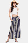 Clovia Crepe Loungewear Pyjama - Blue — thumbnail 6