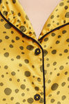 Clovia Satin Shorts Set - Yellow — thumbnail 7