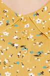 Clovia Cotton Pyjama Set - Yellow — thumbnail 7