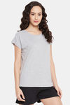 Clovia Cotton Top - Grey — thumbnail 2