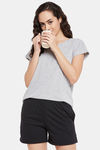 Clovia Cotton Top - Grey — thumbnail 6