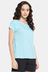 Clovia Cotton Top - Blue — thumbnail 2