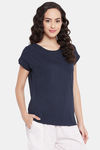 Clovia Cotton Top - Blue — thumbnail 2