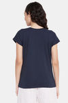 Clovia Cotton Top - Blue — thumbnail 4